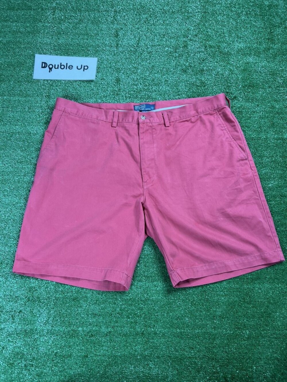 Polo Ralph Lauren Shorts Men Size 42 Prospect Chino Preppy Red Slacks Vintage